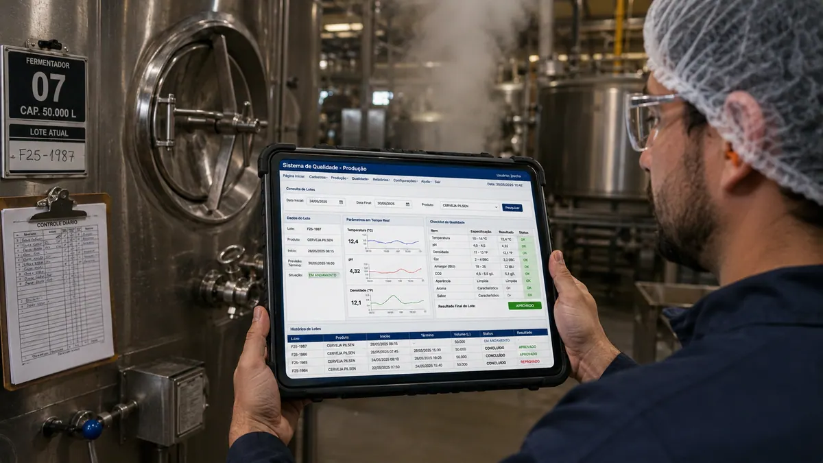 Plataforma de operaciones de calidad industrial